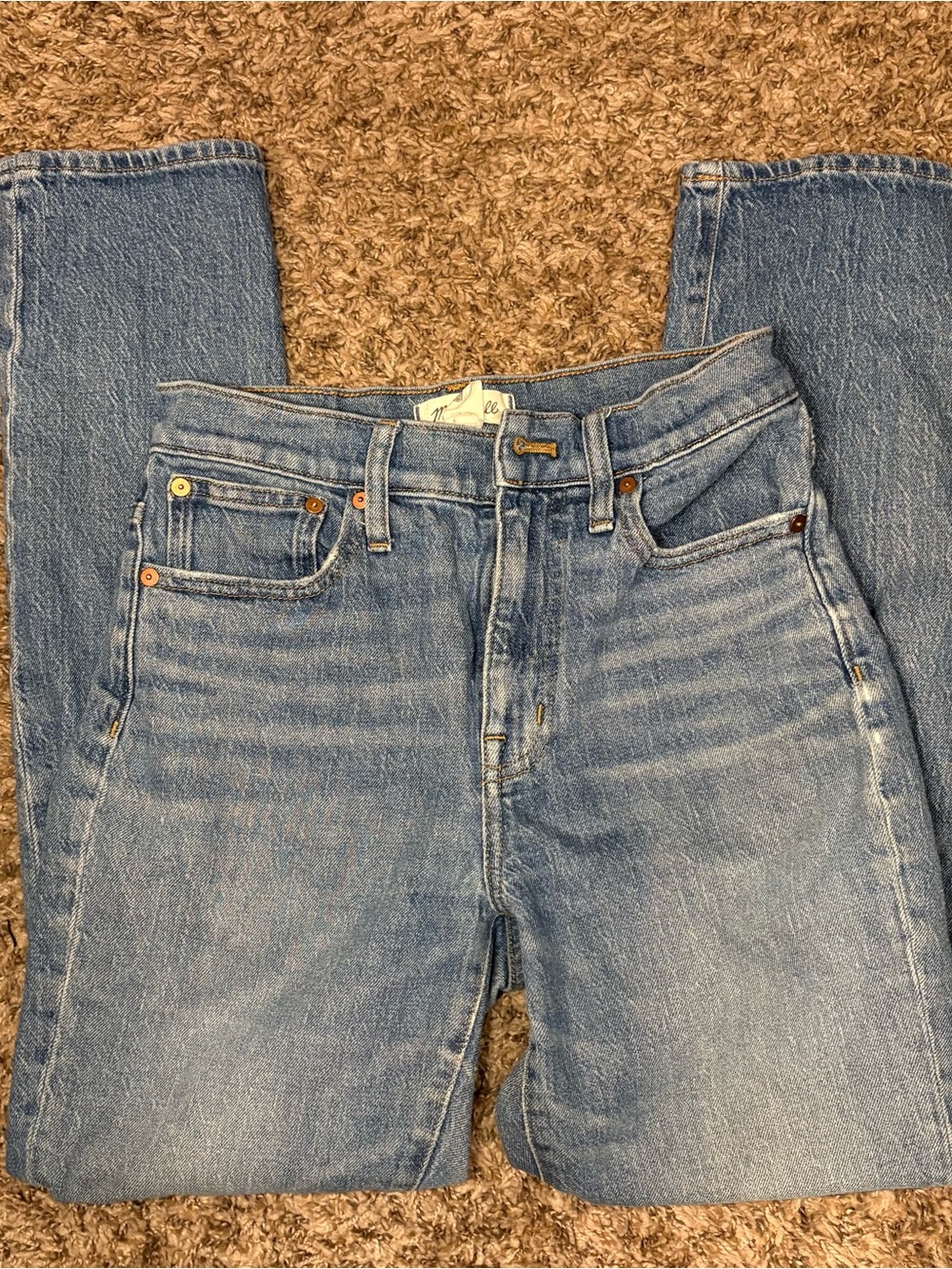Madewell The High-Rise Slim Boyjean Jeans Size 24 Blue